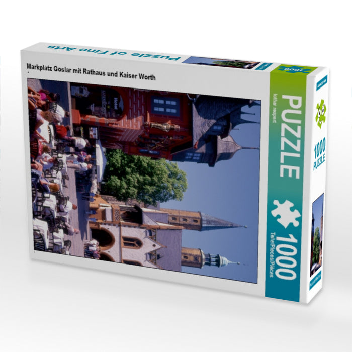 Markplatz Goslar mit Rathaus und Kaiser Worth - CALVENDO Foto-Puzzle - calvendoverlag 29.99