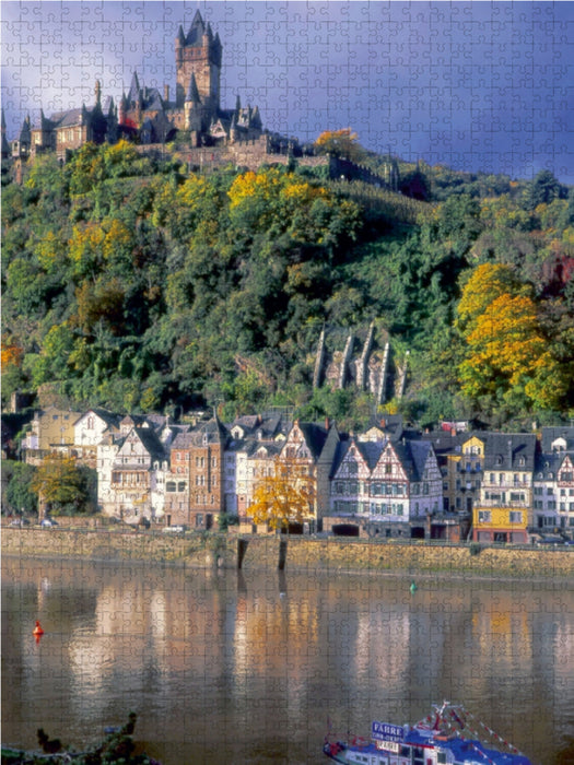 Reichsburg Cochem an der Mosel, Neugotik - CALVENDO Foto-Puzzle - calvendoverlag 29.99