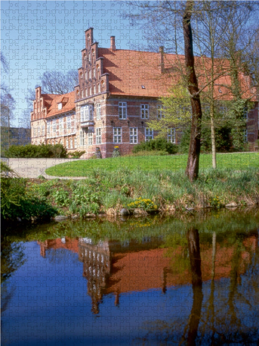 Schloss Bergedorf im Hamburger Stadtgebiet - CALVENDO Foto-Puzzle - calvendoverlag 29.99