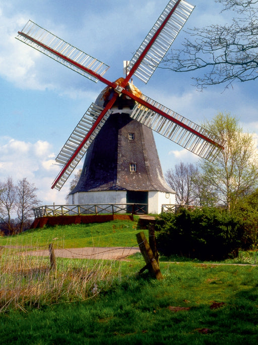 Windmühle in Worpswede, Teufelsmoor - CALVENDO Foto-Puzzle - calvendoverlag 29.99
