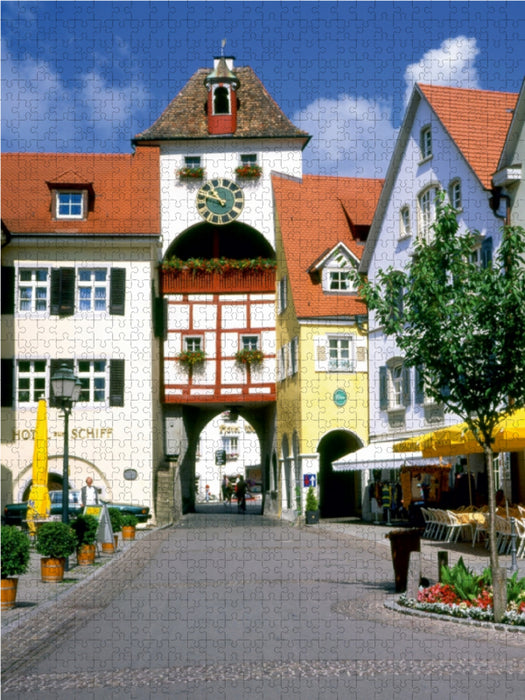 Stadttor in der Unterstadt Meersburg - CALVENDO Foto-Puzzle - calvendoverlag 29.99