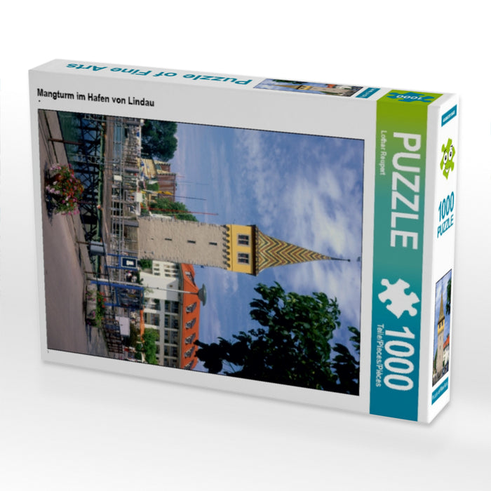 Mangturm im Hafen von Lindau - CALVENDO Foto-Puzzle - calvendoverlag 29.99