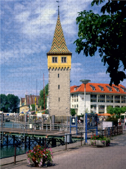 Mangturm im Hafen von Lindau - CALVENDO Foto-Puzzle - calvendoverlag 29.99