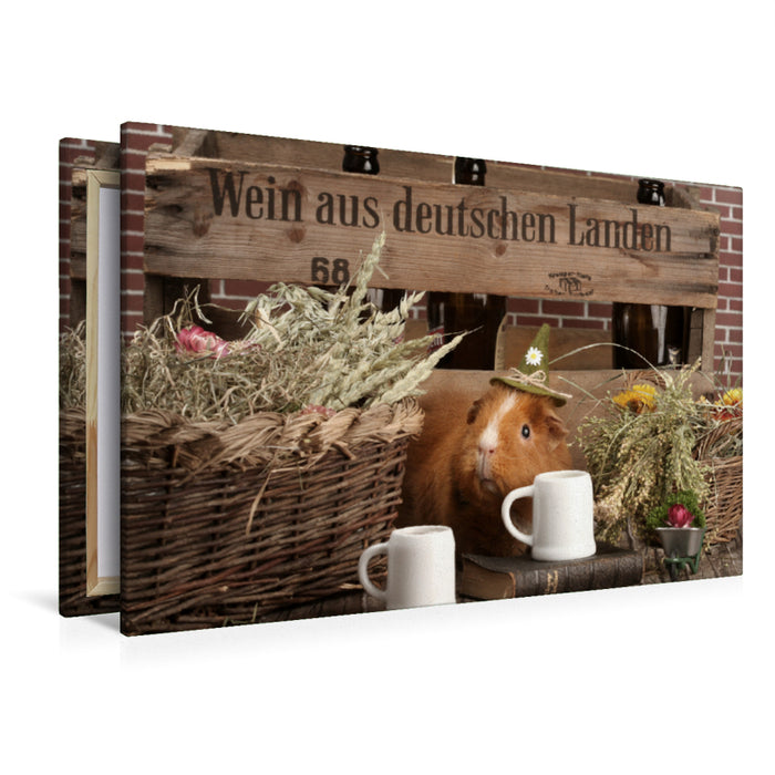 Premium Textil-Leinwand Premium Textil-Leinwand 120 cm x 80 cm quer Wiesn