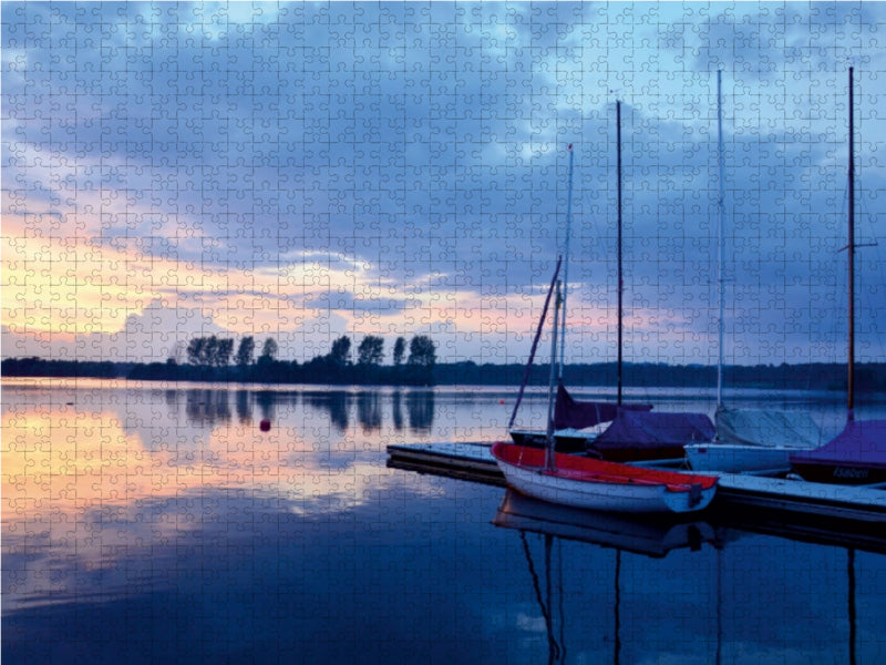 Boote zur blauen Stunde - CALVENDO Foto-Puzzle - calvendoverlag 29.99