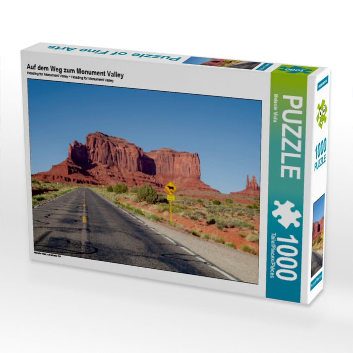 Auf dem Weg zum Monument Valley - CALVENDO Foto-Puzzle - calvendoverlag 29.99
