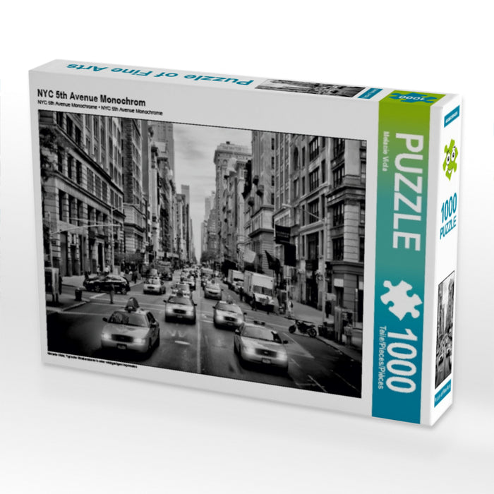 NYC 5th Avenue Monochrom - CALVENDO Foto-Puzzle - calvendoverlag 29.99