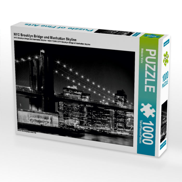 NYC Brooklyn Bridge und Manhattan Skyline - CALVENDO Foto-Puzzle - calvendoverlag 29.99
