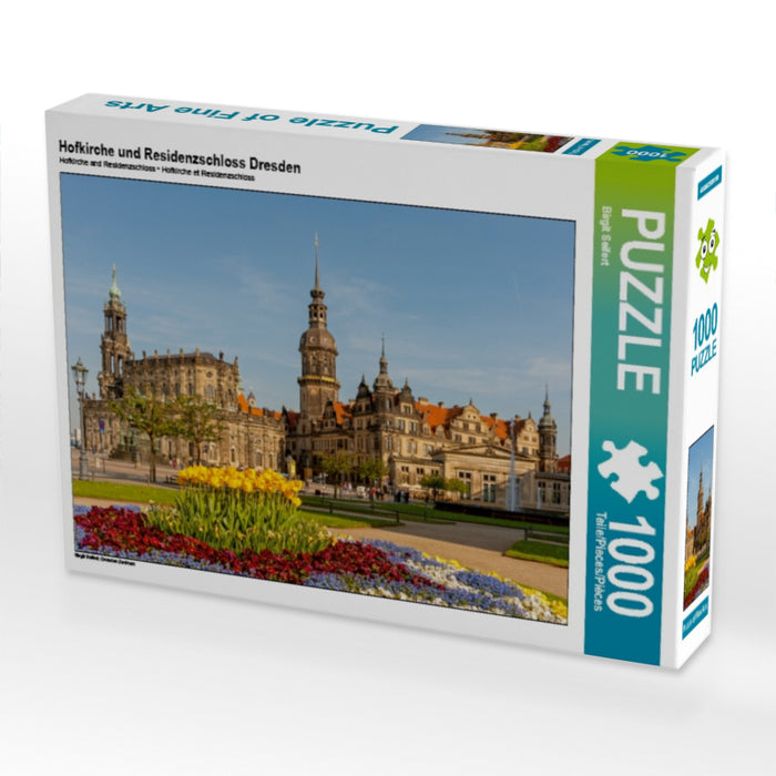 Hofkirche und Residenzschloss Dresden - CALVENDO Foto-Puzzle - calvendoverlag 29.99