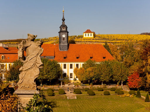 Schlossblick in Diesbar Seußlitz - CALVENDO Foto-Puzzle - calvendoverlag 29.99