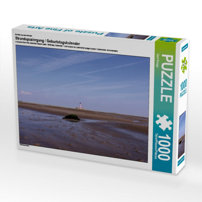 Strandspaziergang / Geburtstagskalender - CALVENDO Foto-Puzzle - calvendoverlag 29.99