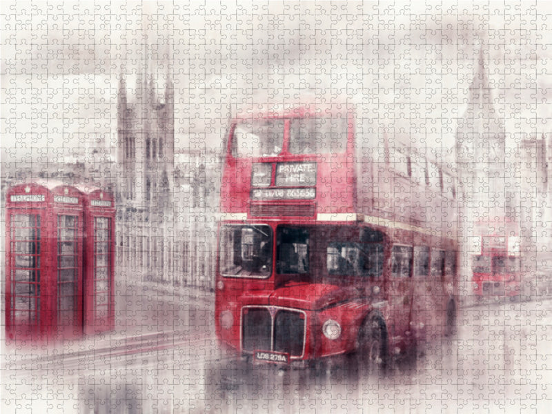 City-Art LONDON Westminster Collage - CALVENDO Foto-Puzzle - calvendoverlag 29.99