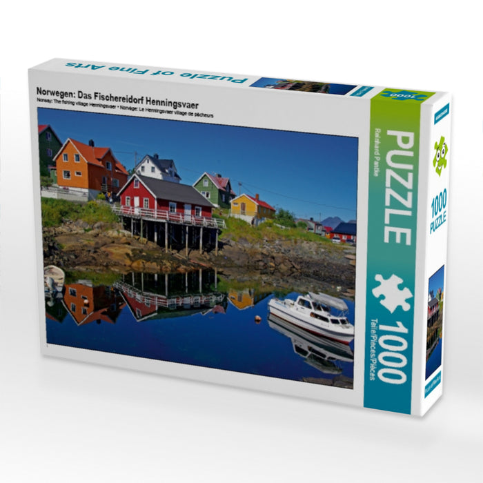 Norwegen: Das Fischereidorf Henningsvaer - CALVENDO Foto-Puzzle - calvendoverlag 29.99