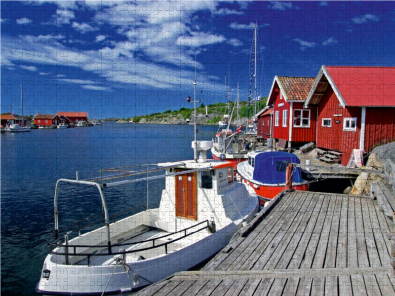 Schweden: Kleiner Hafen an der Westküste - CALVENDO Foto-Puzzle - calvendoverlag 29.99