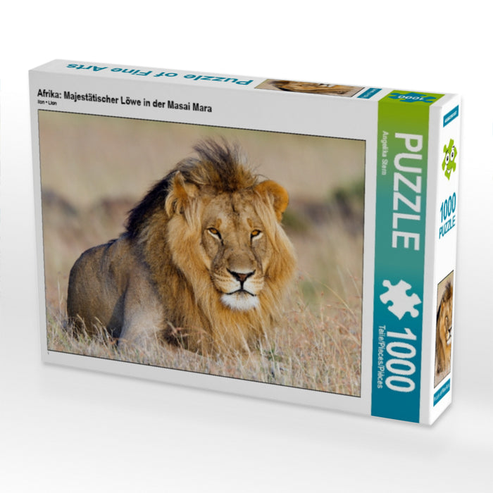 Afrika: Majestätischer Löwe in der Masai Mara - CALVENDO Foto-Puzzle - calvendoverlag 29.99