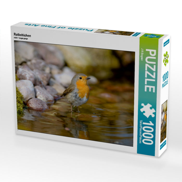 Rotkehlchen - CALVENDO Foto-Puzzle - calvendoverlag 29.99