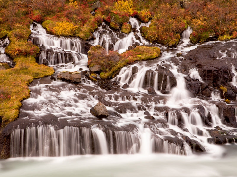 Hraunfossar - CALVENDO Foto-Puzzle - calvendoverlag 29.99