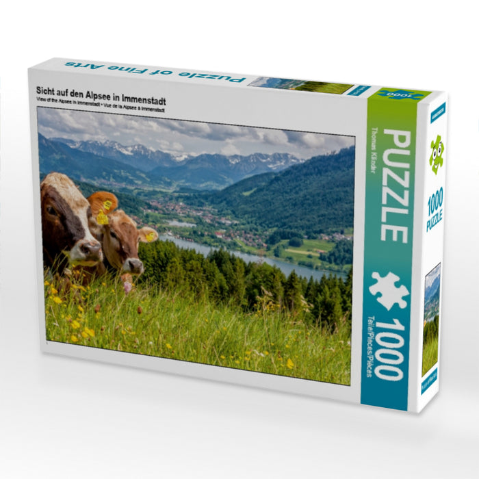 Sicht auf den Alpsee in Immenstadt - CALVENDO Foto-Puzzle - calvendoverlag 29.99