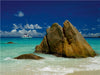 Anse Lazio - Bucht auf der Seychellen-Insel Praslin - CALVENDO Foto-Puzzle - calvendoverlag 29.99
