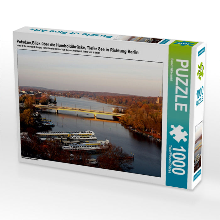 Potsdam,Blick über die Humboldtbrücke, Tiefer See in Richtung Berlin - CALVENDO Foto-Puzzle - calvendoverlag 29.99