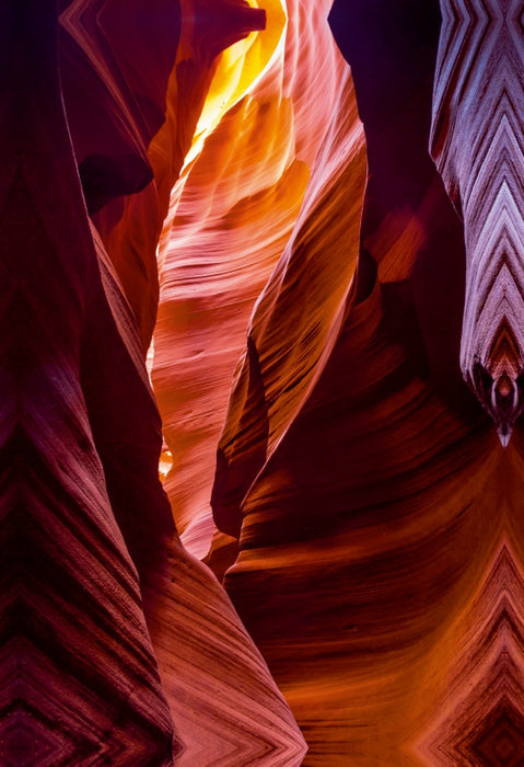 Premium Textil-Leinwand Premium Textil-Leinwand 50 cm x 75 cm hoch Antelope Canyon