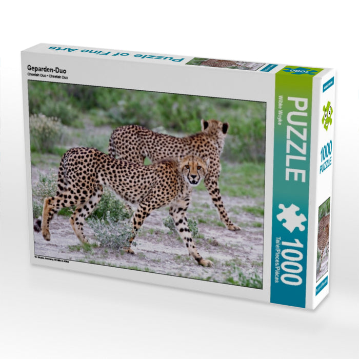 Geparden-Duo - CALVENDO Foto-Puzzle - calvendoverlag 29.99