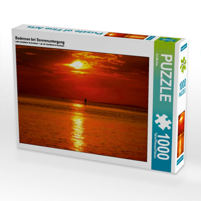 Bodensee bei Sonnenuntergang - CALVENDO Foto-Puzzle - calvendoverlag 29.99