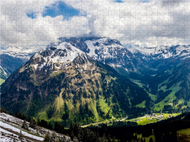 Blick vom Walmendingerhorn - CALVENDO Foto-Puzzle - calvendoverlag 29.99