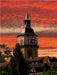 Abendstimmung in Backnang (Stadtturm) - CALVENDO Foto-Puzzle - calvendoverlag 29.99