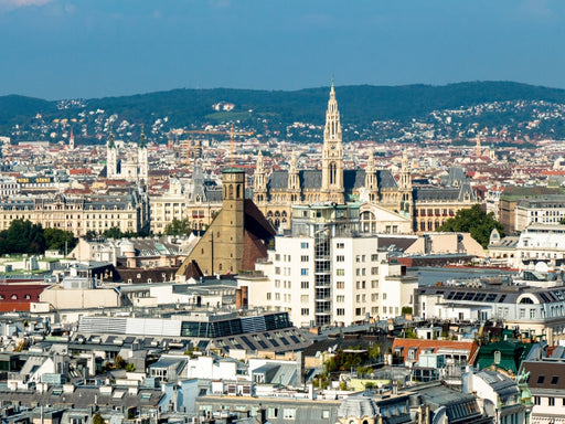 Blick vom Südturm des Stephansdom bis zum Rathaus in Wien - CALVENDO Foto-Puzzle - calvendoverlag 29.99