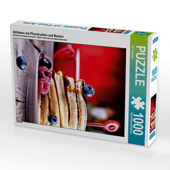 Stillleben mit Pfannkuchen und Beeren - CALVENDO Foto-Puzzle - calvendoverlag 29.99