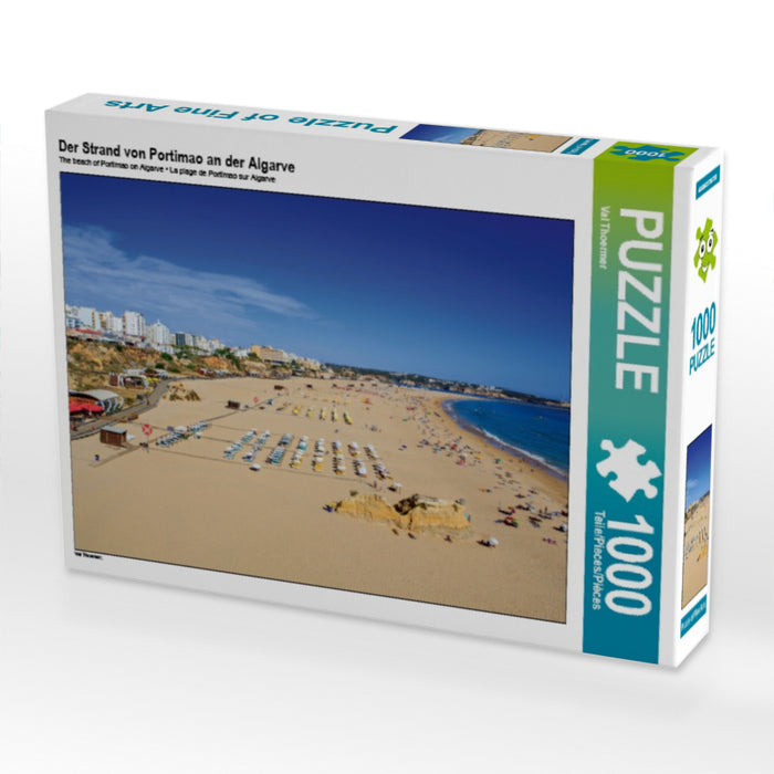 Der Strand von Portimao an der Algarve - CALVENDO Foto-Puzzle - calvendoverlag 29.99