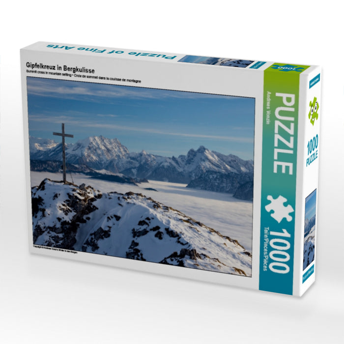 Gipfelkreuz in Bergkulisse - CALVENDO Foto-Puzzle - calvendoverlag 29.99