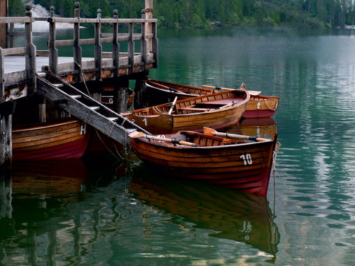 Ruderboote im See - CALVENDO Foto-Puzzle - calvendoverlag 29.99