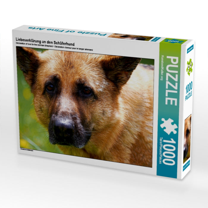 Liebeserklärung an den Schäferhund - CALVENDO Foto-Puzzle - calvendoverlag 29.99