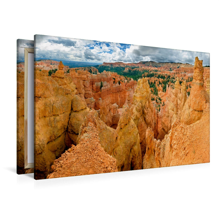 Premium Textil-Leinwand Premium Textil-Leinwand 120 cm x 80 cm quer Amphitheater, Bryce Canyon, Utah, USA