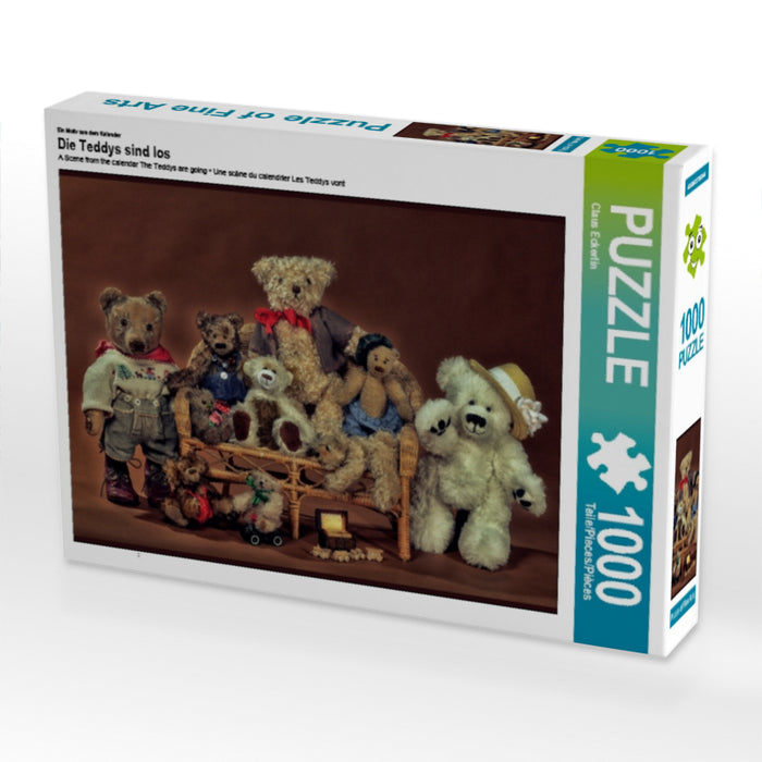 Die Teddys sind los - CALVENDO Foto-Puzzle - calvendoverlag 29.99