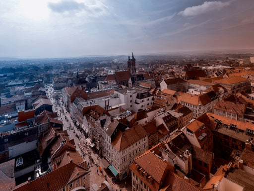 Blick vom Turm der St. Jacobi Kirche - CALVENDO Foto-Puzzle - calvendoverlag 29.99