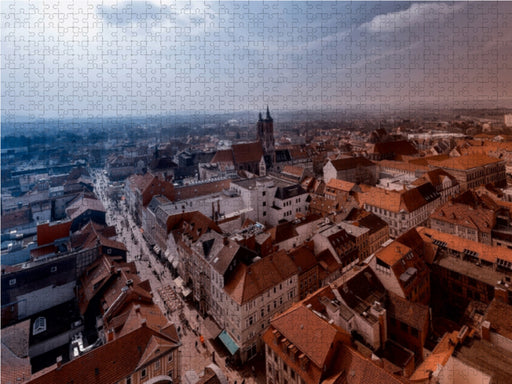 Blick vom Turm der St. Jacobi Kirche - CALVENDO Foto-Puzzle - calvendoverlag 29.99