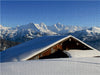 Wintermärchen - verschneite Almhütte - Eiger, Mönch, Jungfrau - CALVENDO Foto-Puzzle - calvendoverlag 29.99