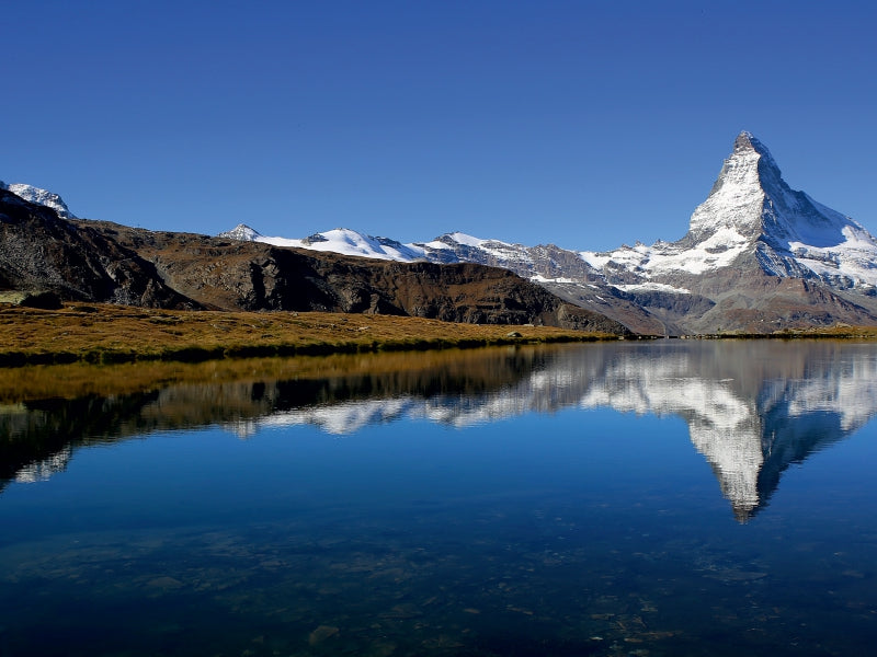 Stellisee, Matterhorn, Zermatt - swissmountainview.ch - CALVENDO Foto-Puzzle - calvendoverlag 29.99