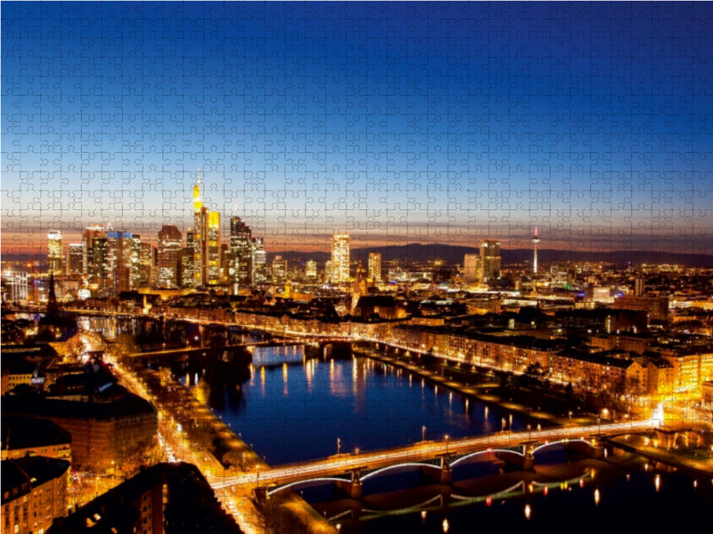 Frankfurt vom Mainplaza - CALVENDO Foto-Puzzle - calvendoverlag 29.99