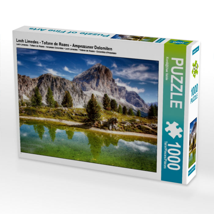 Lech Limedes - Tofane de Rozes - Ampezzaner Dolomiten - CALVENDO Foto-Puzzle - calvendoverlag 29.99