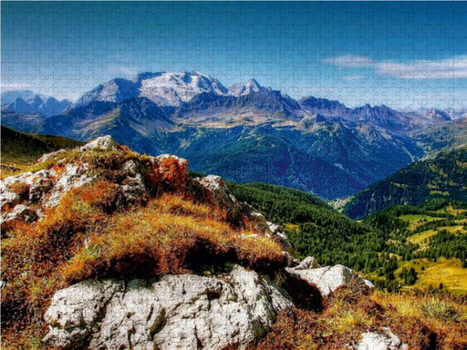 Marmolada vom Settsass - Alta Badia - CALVENDO Foto-Puzzle - calvendoverlag 29.99