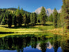 Bergsee an der Cisles Alm mit Geisler Spitzen - erreichbar von Wolkenstein oder St. Christina - CALVENDO Foto-Puzzle - calvendoverlag 29.99