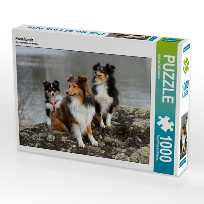 Flusshunde - CALVENDO Foto-Puzzle - calvendoverlag 29.99