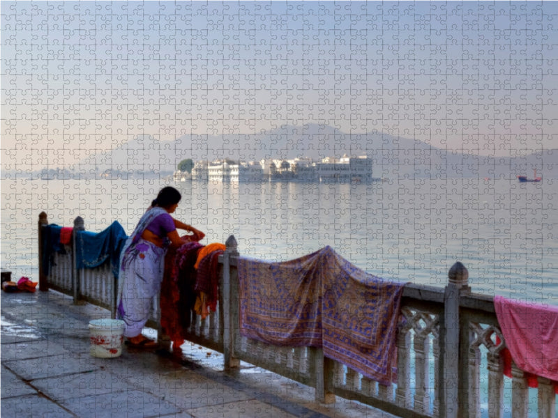Lake Palace, Udaipur - CALVENDO Foto-Puzzle - calvendoverlag 29.99