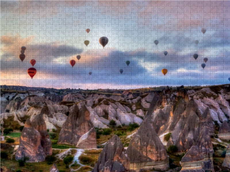 Ballons über Kappadokien - CALVENDO Foto-Puzzle - calvendoverlag 29.99