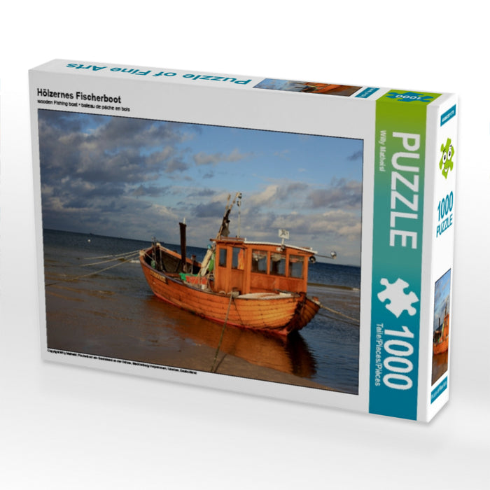 Hölzernes Fischerboot - CALVENDO Foto-Puzzle - calvendoverlag 29.99