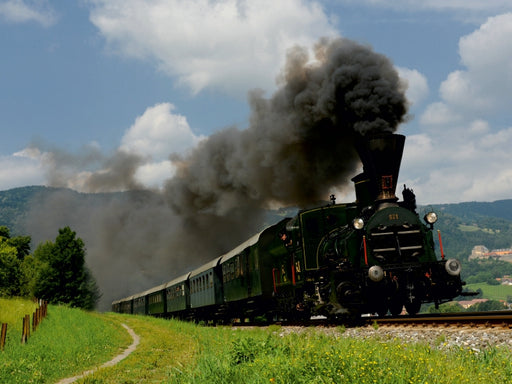 Unterwegs mit der dienstältesten Dampflokomotive der Welt. - CALVENDO Foto-Puzzle - calvendoverlag 29.99
